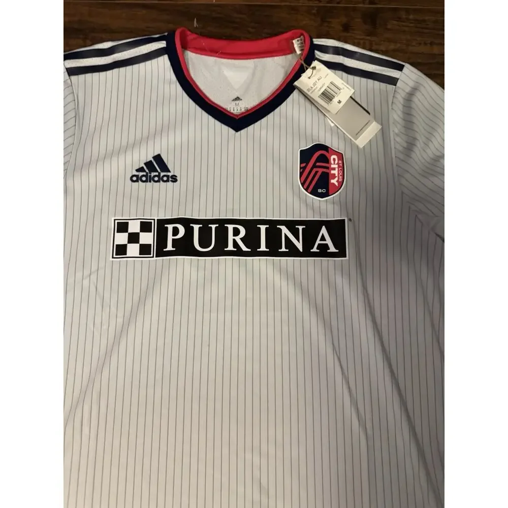 Men's St. Louis City SC adidas 23 Away Authentic Jersey H47867 NWT Medium